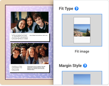 A custom design uploaded as a page